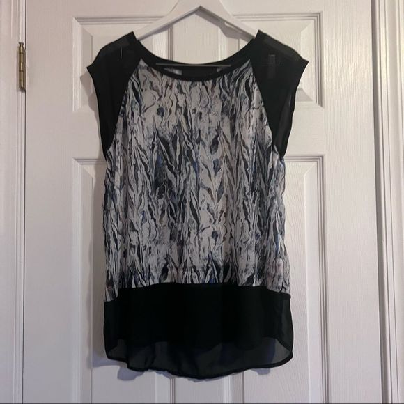 DKNY Marble Patterned Blouse - Picture 1 of 4